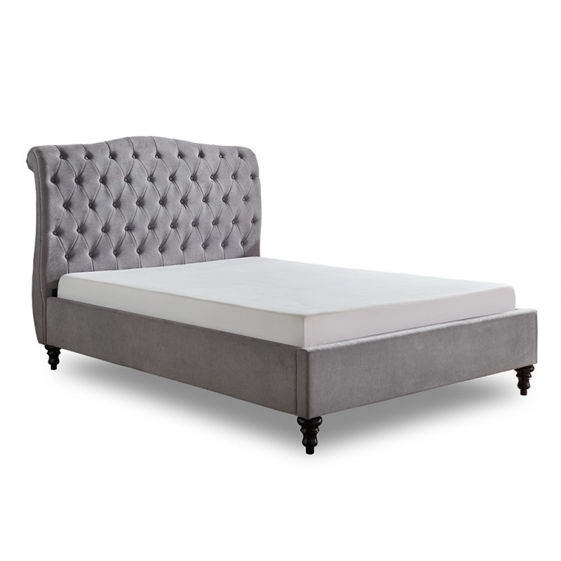 LL Rosa Light Grey 5ft Bed Frame